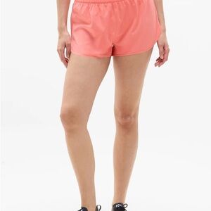 Athleta Coral Athletic Speedwork Running Shorts Large
